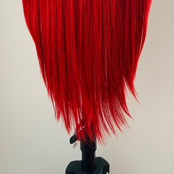Long Gorgeous Red Wig for Valentines Day or Events - Picture 10 of 10
